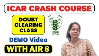 ICAR AIEEA UG Biology Doubt Clearing Class | ICAR Crash Course