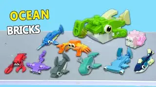 LEGO Sea Creatures Collection | Top 10 Ocean Animals | Unofficial LEGO Baka Bricks