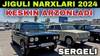 JIGULI NARXLARI SERGELI MOSHINA BOZORI 2024 Жигули нархлари 2024