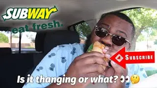 Trying @DaymDrops Hot Mess Chicken Sandwich Foot Long @subwayofficial  🔥🔥🔥🤤