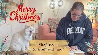 ✨ Vlogmas Day 2 | Cozy Knit With Me + Yarn Winding Session 🧶🎄