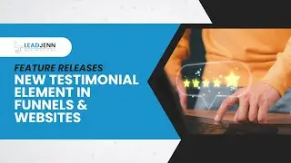 New Testimonial Element in Funnels & Websites