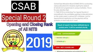 Csab spot round 2|2018  |opening and closing ranks of NITS|Spot round 2019