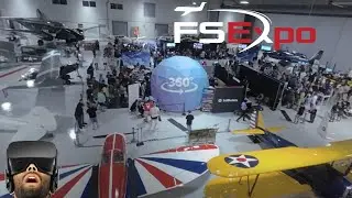 360 Walkthrough - FS Expo 2023 Exhibit Floor - Houston, Texas USA - Flight Sim Expo