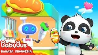 Mesin Penjual Roti Otomatis 🥖🍞| Lagu Makanan | Lagu Anak-anak | BabyBus Bahasa Indonesia