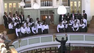 'Sebenzani Ngenyameko' sung by Langa MC Choir (Capetown) at St. Just Miners' Chapel, Cornwall, 2019