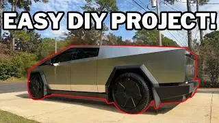 Тонировка стекол Cybertruck своими руками!