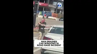 Man smashes car windows in road rage incident