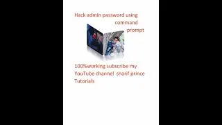 how to make hack admin password using cmd