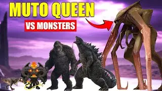 Female MUTO vs Giant Monsters | 3D Giant Monster Size Comparison 2025