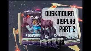 part2 - Duskmourn Display Unpacking Playboosters with Prices - Magic the Gathering