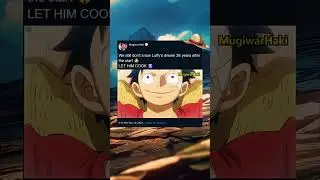Luffy says his final dream ?! #onepiece #1088 #reaction #luffy