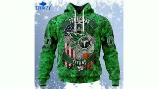 Happy Tennessee Titans St Patricks Day Zip Up 3D Hoodie Green