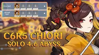 DOES CHIORI EVEN NEED A TEAM?! | C6R5 Chiori SOLO vs. 4.6 Abyss Floor 12 (BOTH SIDES) 9 Stars