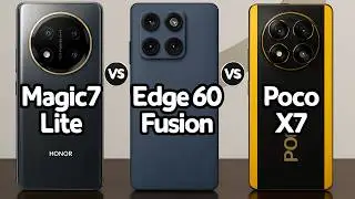 Motorola Edge 60 Fusion Vs Honor Magic 7 Lite Vs Poco X7 🔥 &iquest;Cu&aacute;l Gana?