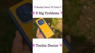 Realme Narzo 70 Turbo Big issues | Problems | drawbacks | Bad features | Bad Quality
