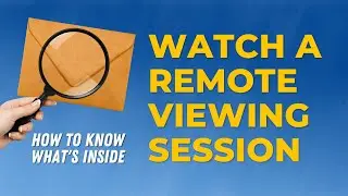 📩 What does a remote viewing session look like? | Sacred Rebel 22 ESP, Psychic 101 Training