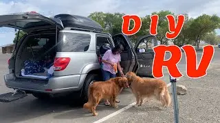 D I Y Recreational Vehicle #rvlife #rv  #travel #goldenretreivers 