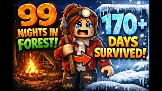 LIVE: 99 Nights in the Forest 🌲 | Can I Survive Until Day 170+?! | ☁️Cl0udy_Sim☁️ Live Stream