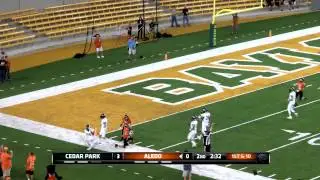 Aledo's Dillon Davis completes a 38 yard pass to put his team in scoring position (#TopPlaysTX)