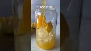 T&eacute; Helado C&iacute;trico 🍊#recetafacil  #detox #healthy #dieta #saludable #shorts