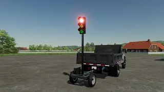 FS22 Traffic Light Trailer Farming Simulator 22 Mods