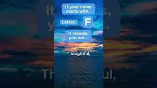 If your name starts with F it reveals something #facts #shorts #personalitytest