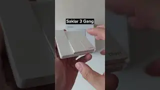 Chint Switch Saklar 3 Gang 1 Way Switch White (NEW2-M00500) #chint #saklar #saklartriple #chintmurah