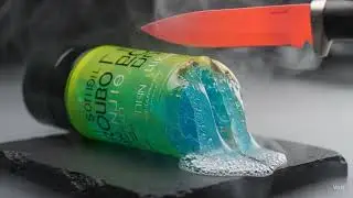 Red Hot Knife vs Hair Gel Cup | Ultra Satisfying 8K Melting ASMR