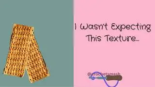 Twist, Puff, Smash! An Easy Crochet Cross Stitch pattern for scarf or blanket