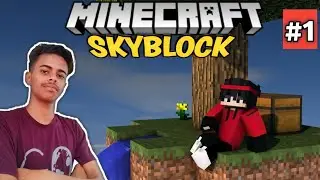 Skybound Beginnings: Minecraft Skyblock Survival Series #1 | Minecraft OneBlock series #1🔥