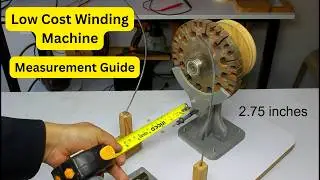 How to Make Ceiling Fan Coil Winding Machine | Full Measurement & Setup