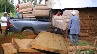 Celebrations Rock the airwaves as Kakasungura delivers Sofa sets, doors and windows to poor family 