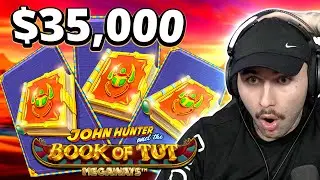 $35,000 DEGEN SESSION ON BOOK OF TUT MEGAWAYS!!! (BONUS BUYS)