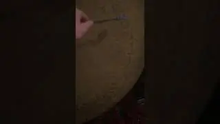 Horror movie sounds with friction mallets on gong!