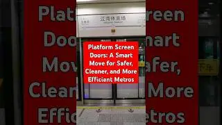 Platform Screen Doors: A Smart Move for Safer, Cleaner, and More Efficient Metros #publictransport