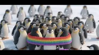 The Penguin With a Rainbow Scarf | A Heartwarming Friendship Story | Learn English Through Story