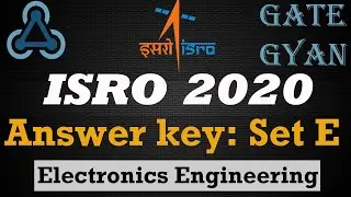 ISRO 2019-20 (ECE) Answer Key | ISRO 2020 Paper | ISRO Electronics & Communication Paper|GATE GYAN