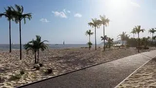 LUMION | Cinematic Animation  | Moving car on the beach