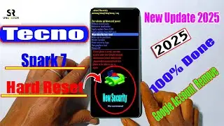 Tecno Spark 7 Hard Reset - Remove Pattern lock New Trick 2025 ,Recovery Mode Tecno Spark 7- 2025//