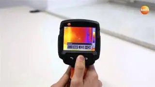 Testo 870 Thermal Imaging Camera - Setting emissivity and reflected temperature