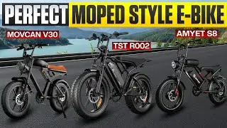 Best Moped Style E-bike Under $1000? | Movcan V30 vs Tst R2 vs Amat S8