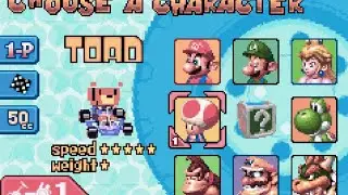 Baaren in Mario Kart Super Circuit (GBA)