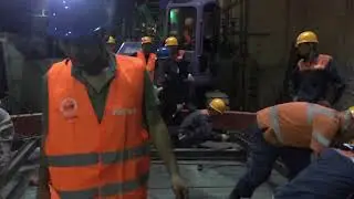 HCM Metro Line 1 TBM Entrance Ring Setup