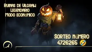 Grim Soul Ruinas de Vilgraw nivel legendario modo econ&oacute;mico y sorteo de recursos para los taca&ntilde;os 🤣🤣