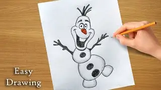 How To Draw A Snowman | Step By Step Easy | Snowman Drawing Easy | Christmas Special Drawing