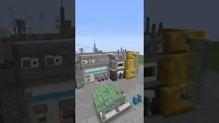 Minecraft cyberpunk buildings