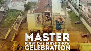Master FDFS Celebration..! | Thalapathy Vijay Fans Mass Celebration | Madurai 360*