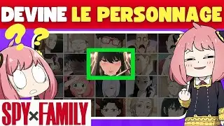 Qui est-ce ? DEVINE les personnages SPY X FAMILY | QUIZ #spyxfamily | 20 Questions