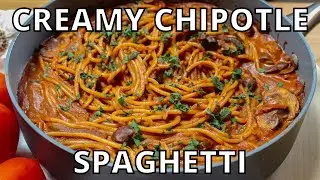 How To Make CREAMY CHIPOTLE PASTA | Espagueti En Crema De Chipotle